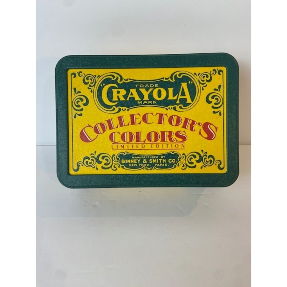 Vintage 1991 Crayola Collectors Limited Edition Tin Including 72 Unused Crayons